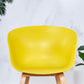 Modern Milk Tea Shop Solid Back Arm Chair Plastic Matte Finish Dining Chair Clearhalo ' kitchen&dining_furn' 'Dining Chairs' 'Dining Tables & Seating' 'dining_chair' 'Furniture' 'furniture_dining_chair' 'Kitchen & Dining Furniture' 'kitchen' 4641077