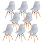 Wood Industrial Dining Kitchen Room Chair Solid Back Side Chair Grey Set of 8 Clearhalo ' kitchen&dining_furn' 'Dining Chairs' 'Dining Tables & Seating' 'dining_chair' 'Furniture' 'furniture_dining_chair' 'Kitchen & Dining Furniture' 'kitchen' 4641136