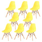 Wood Industrial Dining Kitchen Room Chair Solid Back Side Chair Yellow Set of 8 Clearhalo ' kitchen&dining_furn' 'Dining Chairs' 'Dining Tables & Seating' 'dining_chair' 'Furniture' 'furniture_dining_chair' 'Kitchen & Dining Furniture' 'kitchen' 4641143