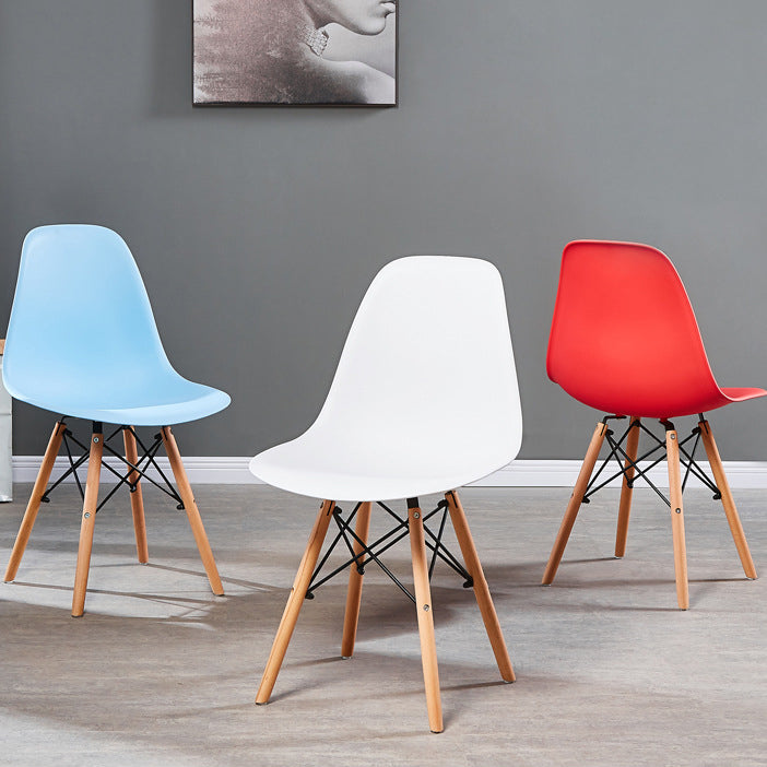 Wood Industrial Dining Kitchen Room Chair Solid Back Side Chair Clearhalo ' kitchen&dining_furn' 'Dining Chairs' 'Dining Tables & Seating' 'dining_chair' 'Furniture' 'furniture_dining_chair' 'Kitchen & Dining Furniture' 'kitchen' 4641153