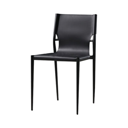 Modern Style Chair Dining Armless Chairs with Metal Legs for Kitchen Black 1 Piece Clearhalo ' kitchen&dining_furn' 'Dining Chairs' 'Dining Tables & Seating' 'dining_chair' 'furn' 'furn_dining_chair' 'Furniture' 'furniture_dining_chair' 'Kitchen & Dining Furniture' 'kitchen' 4641156