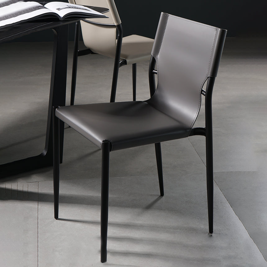 Modern Style Chair Dining Armless Chairs with Metal Legs for Kitchen Clearhalo ' kitchen&dining_furn' 'Dining Chairs' 'Dining Tables & Seating' 'dining_chair' 'furn' 'furn_dining_chair' 'Furniture' 'furniture_dining_chair' 'Kitchen & Dining Furniture' 'kitchen' 4641162