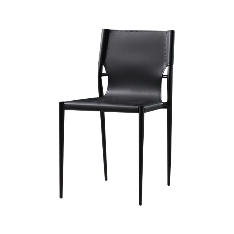Modern Style Chair Dining Armless Chairs with Metal Legs for Kitchen Clearhalo ' kitchen&dining_furn' 'Dining Chairs' 'Dining Tables & Seating' 'dining_chair' 'furn' 'furn_dining_chair' 'Furniture' 'furniture_dining_chair' 'Kitchen & Dining Furniture' 'kitchen' 4641164