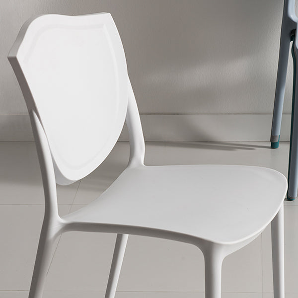 Modern Style Chair Dining Armless Chairs with Plastic Legs for Kitchen Clearhalo ' kitchen&dining_furn' 'Dining Chairs' 'Dining Tables & Seating' 'dining_chair' 'furn' 'furn_dining_chair' 'Furniture' 'furniture_dining_chair' 'Kitchen & Dining Furniture' 'kitchen' 4641190