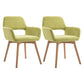 Wood Scandinavian Dining Kitchen Room Chair Open Back Arm Chair Green 2 Piece Set Clearhalo ' kitchen&dining_furn' 'Dining Chairs' 'Dining Tables & Seating' 'dining_chair' 'furn' 'furn_dining_chair' 'Furniture' 'furniture_dining_chair' 'Kitchen & Dining Furniture' 'kitchen' 4641216