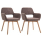 Wood Scandinavian Dining Kitchen Room Chair Open Back Arm Chair Coffee 2 Piece Set Clearhalo ' kitchen&dining_furn' 'Dining Chairs' 'Dining Tables & Seating' 'dining_chair' 'furn' 'furn_dining_chair' 'Furniture' 'furniture_dining_chair' 'Kitchen & Dining Furniture' 'kitchen' 4641223