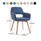 Wood Scandinavian Dining Kitchen Room Chair Open Back Arm Chair Clearhalo ' kitchen&dining_furn' 'Dining Chairs' 'Dining Tables & Seating' 'dining_chair' 'furn' 'furn_dining_chair' 'Furniture' 'furniture_dining_chair' 'Kitchen & Dining Furniture' 'kitchen' 4641236