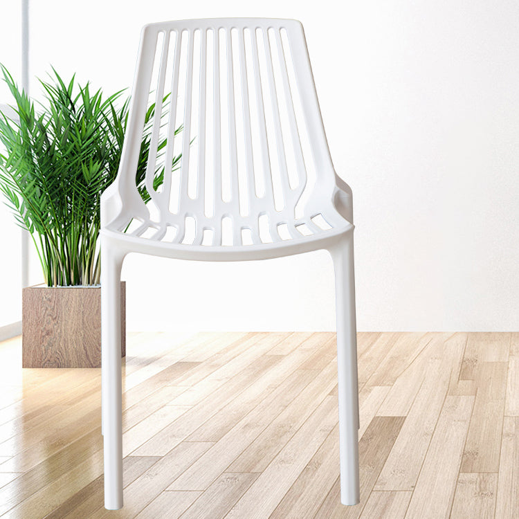 Modern Style Stackable Chair Dining Armless Chairs with Plastic Legs for Kitchen Clearhalo ' kitchen&dining_furn' 'Dining Chairs' 'Dining Tables & Seating' 'dining_chair' 'furn' 'furn_dining_chair' 'Furniture' 'furniture_dining_chair' 'Kitchen & Dining Furniture' 'kitchen' 4641240