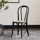 Scandinavian Style Windsor Back Side Chair for Home Wood Dining Chairs Black 1 Piece Clearhalo ' kitchen&dining_furn' 'Dining Chairs' 'Dining Tables & Seating' 'dining_chair' 'furn' 'furn_dining_chair' 'Furniture' 'furniture_dining_chair' 'Kitchen & Dining Furniture' 'kitchen' 4641256