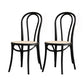 Scandinavian Style Windsor Back Side Chair for Home Wood Dining Chairs Black 2 Piece Set Clearhalo ' kitchen&dining_furn' 'Dining Chairs' 'Dining Tables & Seating' 'dining_chair' 'furn' 'furn_dining_chair' 'Furniture' 'furniture_dining_chair' 'Kitchen & Dining Furniture' 'kitchen' 4641257