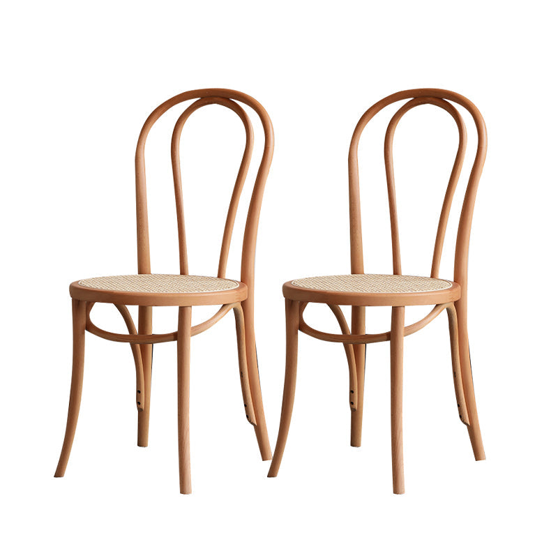 Scandinavian Style Windsor Back Side Chair for Home Wood Dining Chairs Wood 2 Piece Set Clearhalo ' kitchen&dining_furn' 'Dining Chairs' 'Dining Tables & Seating' 'dining_chair' 'furn' 'furn_dining_chair' 'Furniture' 'furniture_dining_chair' 'Kitchen & Dining Furniture' 'kitchen' 4641263