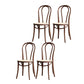 Scandinavian Style Windsor Back Side Chair for Home Wood Dining Chairs Walnut 4 Piece Set Clearhalo ' kitchen&dining_furn' 'Dining Chairs' 'Dining Tables & Seating' 'dining_chair' 'furn' 'furn_dining_chair' 'Furniture' 'furniture_dining_chair' 'Kitchen & Dining Furniture' 'kitchen' 4641277