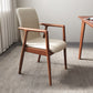 Modern Style Chair Dining Arm Chairs with Wooden Legs for Kitchen Clearhalo ' kitchen&dining_furn' 'Dining Chairs' 'Dining Tables & Seating' 'dining_chair' 'furn' 'furn_dining_chair' 'Furniture' 'furniture_dining_chair' 'Kitchen & Dining Furniture' 'kitchen' 4641285