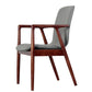 Modern Style Chair Dining Arm Chairs with Wooden Legs for Kitchen Grey 1 Piece Walnut Clearhalo ' kitchen&dining_furn' 'Dining Chairs' 'Dining Tables & Seating' 'dining_chair' 'furn' 'furn_dining_chair' 'Furniture' 'furniture_dining_chair' 'Kitchen & Dining Furniture' 'kitchen' 4641310