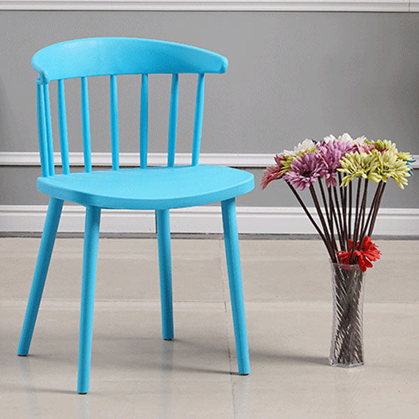 Modern Style Windsor Back Chair Dining Arm Chairs with Plastic Legs for Kitchen Clearhalo ' kitchen&dining_furn' 'Dining Chairs' 'Dining Tables & Seating' 'dining_chair' 'furn' 'furn_dining_chair' 'Furniture' 'furniture_dining_chair' 'Kitchen & Dining Furniture' 'kitchen' 4641319
