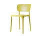 Plastic Scandinavian Dining Side Chair Kitchen Open Back Chair Clearhalo ' kitchen&dining_furn' 'Dining Chairs' 'Dining Tables & Seating' 'dining_chair' 'furn' 'furn_dining_chair' 'Furniture' 'furniture_dining_chair' 'Kitchen & Dining Furniture' 'kitchen' 4641347