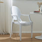 Scandinavian Style Open Back Dining Side Chair Arm Plastic Side Chairs Clearhalo ' kitchen&dining_furn' 'Dining Chairs' 'Dining Tables & Seating' 'dining_chair' 'furn' 'furn_dining_chair' 'Furniture' 'furniture_dining_chair' 'Kitchen & Dining Furniture' 'kitchen' 4641365