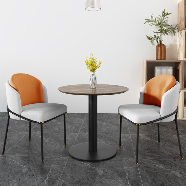 Modern Style Chairs Dining Armless Chairs with Metal Legs for Kitchen Clearhalo ' kitchen&dining_furn' 'Dining Chairs' 'Dining Tables & Seating' 'dining_chair' 'furn' 'furn_dining_chair' 'Furniture' 'furniture_dining_chair' 'Kitchen & Dining Furniture' 'kitchen' 4641383