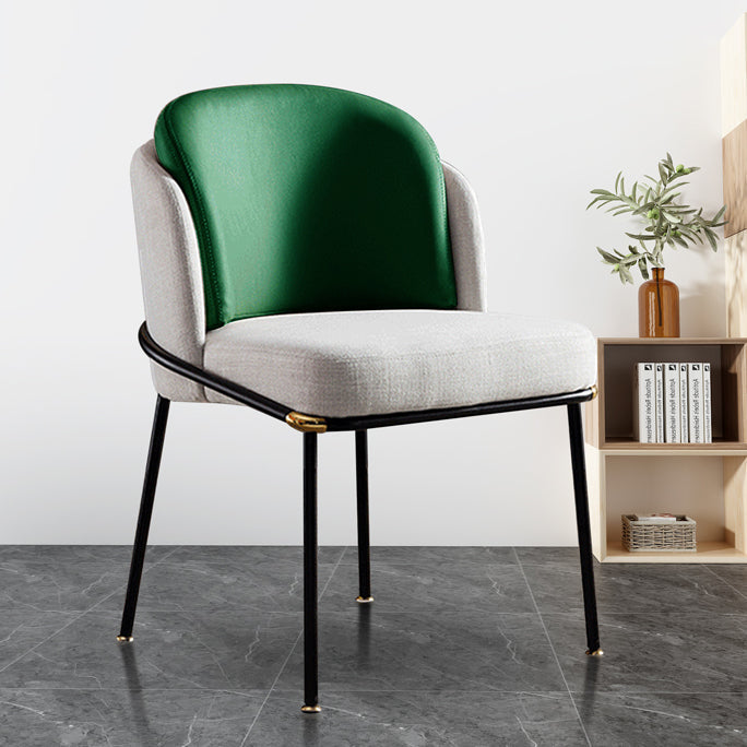 Modern Style Chairs Dining Armless Chairs with Metal Legs for Kitchen Clearhalo ' kitchen&dining_furn' 'Dining Chairs' 'Dining Tables & Seating' 'dining_chair' 'furn' 'furn_dining_chair' 'Furniture' 'furniture_dining_chair' 'Kitchen & Dining Furniture' 'kitchen' 4641385