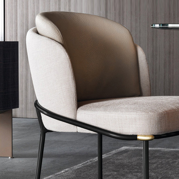 Modern Style Chairs Dining Armless Chairs with Metal Legs for Kitchen Clearhalo ' kitchen&dining_furn' 'Dining Chairs' 'Dining Tables & Seating' 'dining_chair' 'furn' 'furn_dining_chair' 'Furniture' 'furniture_dining_chair' 'Kitchen & Dining Furniture' 'kitchen' 4641392