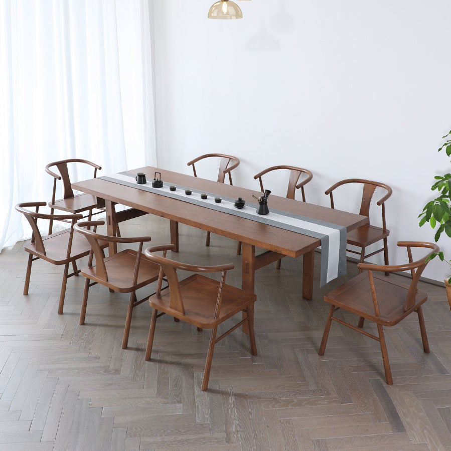 Traditional Style Chair Dining Armless Chairs with Wooden Legs for Kitchen Clearhalo ' kitchen&dining_furn' 'Dining Chairs' 'Dining Tables & Seating' 'dining_chair' 'furn' 'furn_dining_chair' 'Furniture' 'furniture_dining_chair' 'Kitchen & Dining Furniture' 'kitchen' 4641413