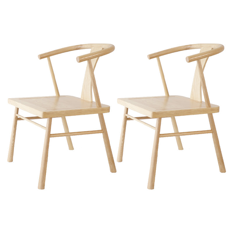 Traditional Style Chair Dining Armless Chairs with Wooden Legs for Kitchen Wood 2 Piece Set Clearhalo ' kitchen&dining_furn' 'Dining Chairs' 'Dining Tables & Seating' 'dining_chair' 'furn' 'furn_dining_chair' 'Furniture' 'furniture_dining_chair' 'Kitchen & Dining Furniture' 'kitchen' 4641416