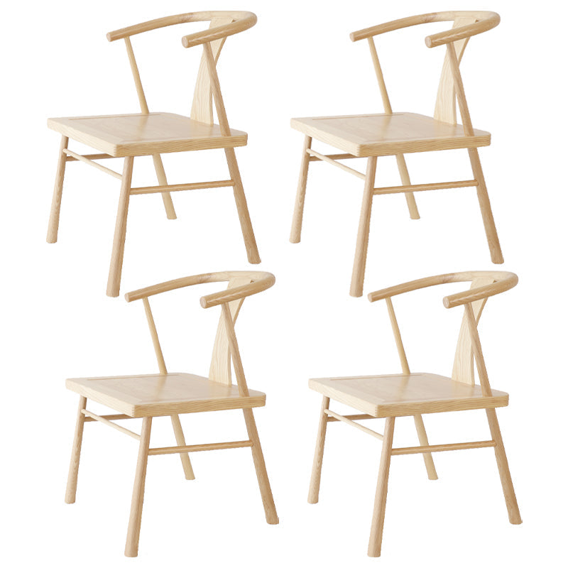 Traditional Style Chair Dining Armless Chairs with Wooden Legs for Kitchen Wood 4 Piece Set Clearhalo ' kitchen&dining_furn' 'Dining Chairs' 'Dining Tables & Seating' 'dining_chair' 'furn' 'furn_dining_chair' 'Furniture' 'furniture_dining_chair' 'Kitchen & Dining Furniture' 'kitchen' 4641418