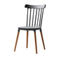 Modern Style Slat Back Chair Dining Armless Chairs with Wooden Legs for Kitchen Dark Gray 1 Piece Clearhalo ' kitchen&dining_furn' 'Dining Chairs' 'Dining Tables & Seating' 'dining_chair' 'furn' 'furn_dining_chair' 'Furniture' 'furniture_dining_chair' 'Kitchen & Dining Furniture' 'kitchen' 4641523