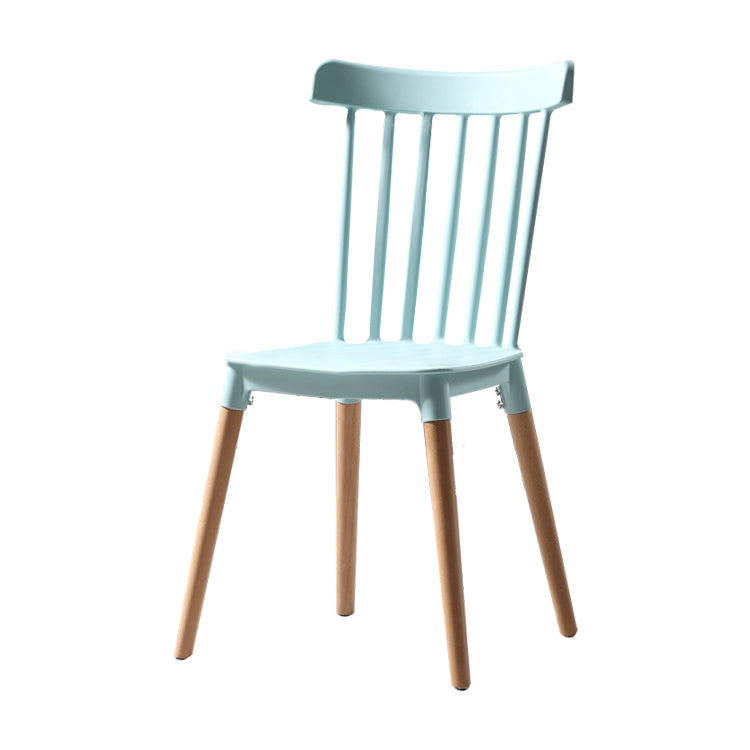 Modern Style Slat Back Chair Dining Armless Chairs with Wooden Legs for Kitchen Clearhalo ' kitchen&dining_furn' 'Dining Chairs' 'Dining Tables & Seating' 'dining_chair' 'furn' 'furn_dining_chair' 'Furniture' 'furniture_dining_chair' 'Kitchen & Dining Furniture' 'kitchen' 4641524