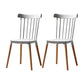Modern Style Slat Back Chair Dining Armless Chairs with Wooden Legs for Kitchen Light Gray 2 Piece Set Clearhalo ' kitchen&dining_furn' 'Dining Chairs' 'Dining Tables & Seating' 'dining_chair' 'furn' 'furn_dining_chair' 'Furniture' 'furniture_dining_chair' 'Kitchen & Dining Furniture' 'kitchen' 4641530
