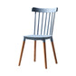 Modern Style Slat Back Chair Dining Armless Chairs with Wooden Legs for Kitchen Blue 1 Piece Clearhalo ' kitchen&dining_furn' 'Dining Chairs' 'Dining Tables & Seating' 'dining_chair' 'furn' 'furn_dining_chair' 'Furniture' 'furniture_dining_chair' 'Kitchen & Dining Furniture' 'kitchen' 4641540