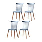 Modern Style Slat Back Chair Dining Armless Chairs with Wooden Legs for Kitchen Blue 4 Piece Set Clearhalo ' kitchen&dining_furn' 'Dining Chairs' 'Dining Tables & Seating' 'dining_chair' 'furn' 'furn_dining_chair' 'Furniture' 'furniture_dining_chair' 'Kitchen & Dining Furniture' 'kitchen' 4641542