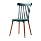 Modern Style Slat Back Chair Dining Armless Chairs with Wooden Legs for Kitchen Peacock Green 1 Piece Clearhalo ' kitchen&dining_furn' 'Dining Chairs' 'Dining Tables & Seating' 'dining_chair' 'furn' 'furn_dining_chair' 'Furniture' 'furniture_dining_chair' 'Kitchen & Dining Furniture' 'kitchen' 4641546