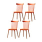 Modern Style Slat Back Chair Dining Armless Chairs with Wooden Legs for Kitchen Orange 4 Piece Set Clearhalo ' kitchen&dining_furn' 'Dining Chairs' 'Dining Tables & Seating' 'dining_chair' 'furn' 'furn_dining_chair' 'Furniture' 'furniture_dining_chair' 'Kitchen & Dining Furniture' 'kitchen' 4641551