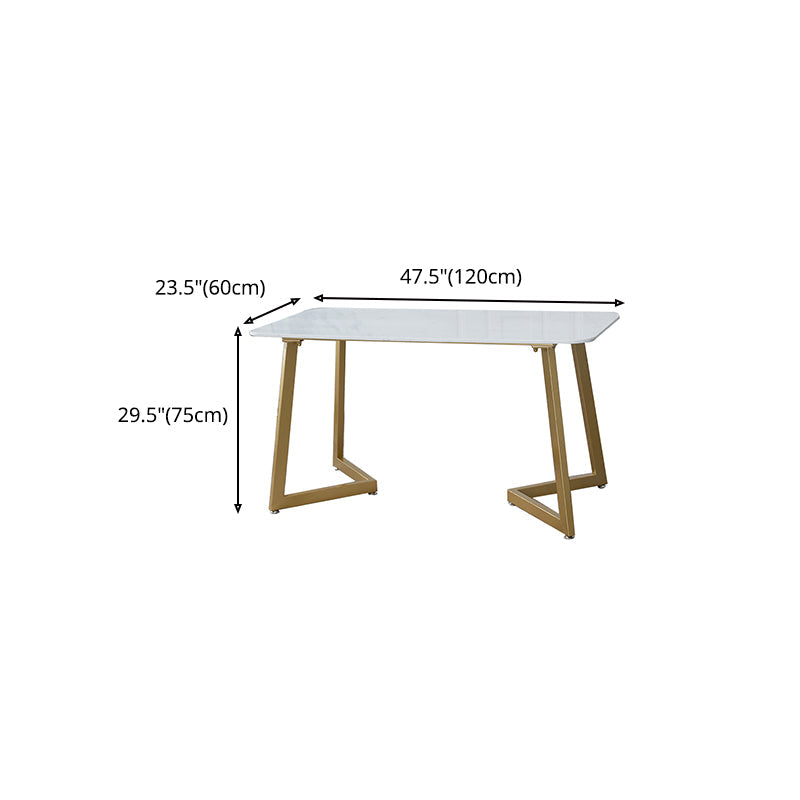 Glam 1/2/5 Pieces Dining Table and Chairs Rectangle Dining Table Set Clearhalo 'Dining Room Sets' 'Dining Tables & Seating' 'dining_room_set' 'furn' 'furn_dining_room_set' 'Furniture' 'furniture_dining_room_set' 'Kitchen & Dining Furniture' 'kitchen&dining_furn' 'kitchen' 4643873
