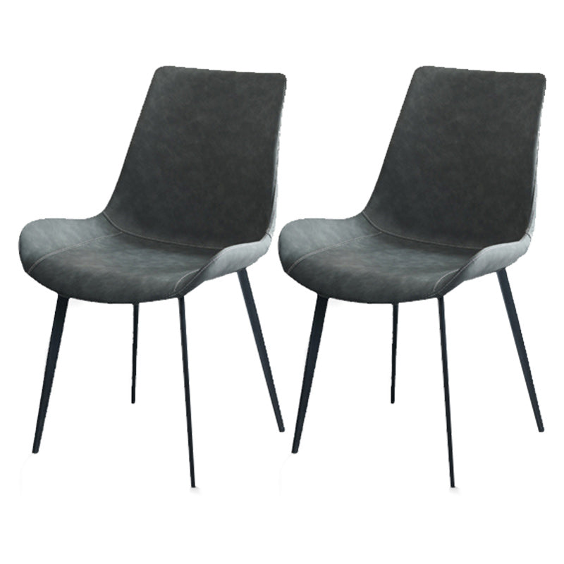 Contemporary 1/2/5/6/9 Pieces Dining Room Chair Set Extendable Dining Table Set 2 Grey Chairs Clearhalo 'Dining Room Sets' 'Dining Tables & Seating' 'dining_room_set' 'furn' 'furn_dining_room_set' 'Furniture' 'furniture_dining_room_set' 'Kitchen & Dining Furniture' 'kitchen&dining_furn' 'kitchen' 4643880