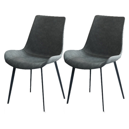 Contemporary 1/2/5/6/9 Pieces Dining Room Chair Set Extendable Dining Table Set 2 Grey Chairs Clearhalo 'Dining Room Sets' 'Dining Tables & Seating' 'dining_room_set' 'furn' 'furn_dining_room_set' 'Furniture' 'furniture_dining_room_set' 'Kitchen & Dining Furniture' 'kitchen&dining_furn' 'kitchen' 4643880