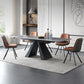 Contemporary 1/2/5/6/9 Pieces Dining Room Chair Set Extendable Dining Table Set 6 Pieces: Table, 5 Chairs Clearhalo 'Dining Room Sets' 'Dining Tables & Seating' 'dining_room_set' 'furn' 'furn_dining_room_set' 'Furniture' 'furniture_dining_room_set' 'Kitchen & Dining Furniture' 'kitchen&dining_furn' 'kitchen' 4643881
