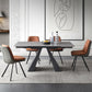 Contemporary 1/2/5/6/9 Pieces Dining Room Chair Set Extendable Dining Table Set 5 Pieces: Table, 4 Chairs Clearhalo 'Dining Room Sets' 'Dining Tables & Seating' 'dining_room_set' 'furn' 'furn_dining_room_set' 'Furniture' 'furniture_dining_room_set' 'Kitchen & Dining Furniture' 'kitchen&dining_furn' 'kitchen' 4643882