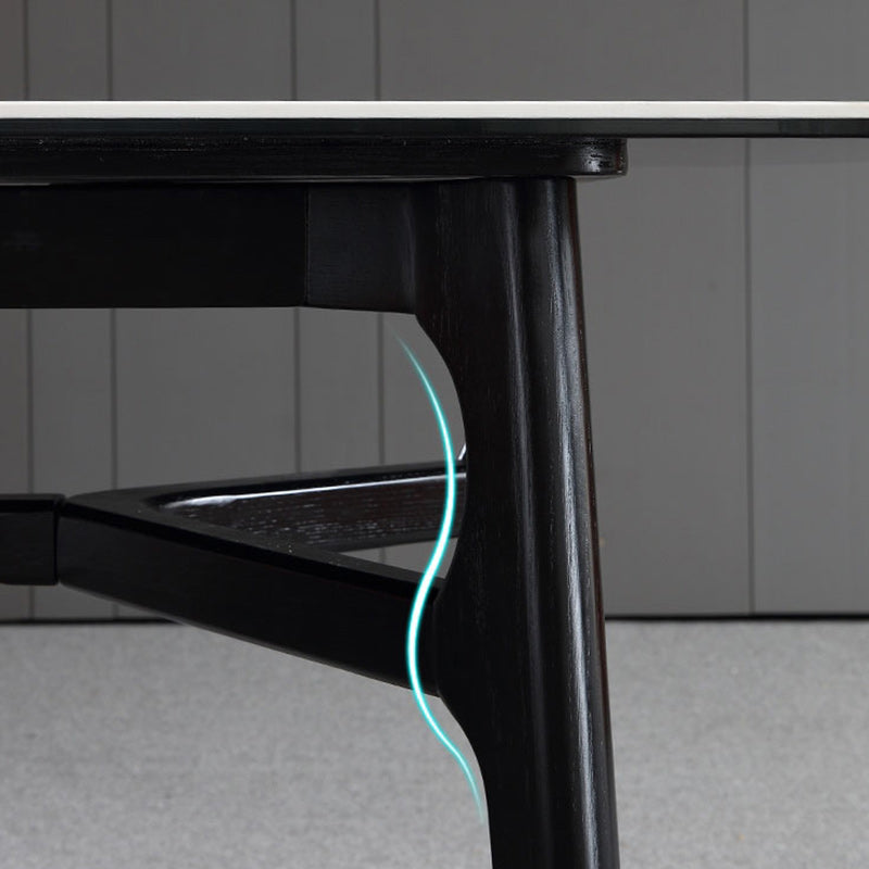 Contemporary 1/4/5/7 Pieces Dining Table and Chairs Leather Dining Chairs Set Clearhalo 'Dining Room Sets' 'Dining Tables & Seating' 'dining_room_set' 'furn' 'furn_dining_room_set' 'Furniture' 'furniture_dining_room_set' 'Kitchen & Dining Furniture' 'kitchen&dining_furn' 'kitchen' 4644614