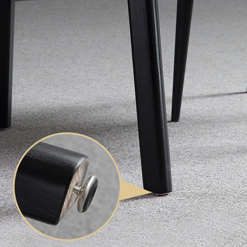 Contemporary 1/4/5/7 Pieces Dining Table and Chairs Leather Dining Chairs Set Clearhalo 'Dining Room Sets' 'Dining Tables & Seating' 'dining_room_set' 'furn' 'furn_dining_room_set' 'Furniture' 'furniture_dining_room_set' 'Kitchen & Dining Furniture' 'kitchen&dining_furn' 'kitchen' 4644615