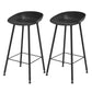 Industrial Style Bar-stool Bucket PP Seat Counter Stool for Kitchen Bar Black 2 Piece Set Clearhalo 'Bar Furniture' 'Bar Stools' 'bar_stools' 'furn' 'furn_bar_stools' 'furniture_bar_stools' 'Kitchen & Dining Furniture' 'kitchen&dining_furn' 'kitchen' 'kitchen_furn' Furniture' 4644627
