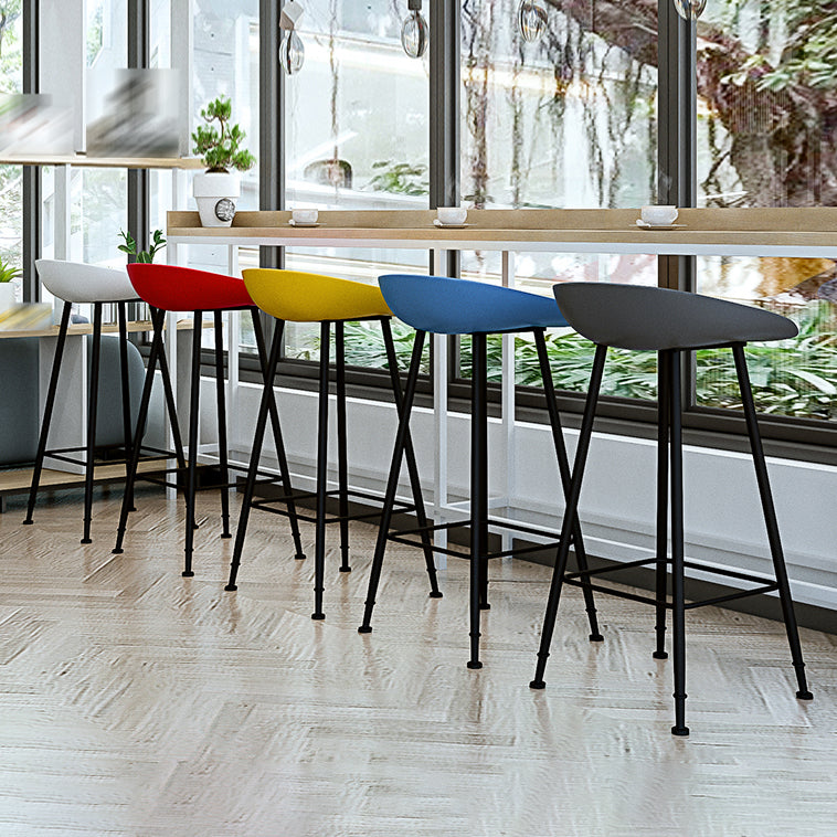Industrial Style Bar-stool Bucket PP Seat Counter Stool for Kitchen Bar Clearhalo 'Bar Furniture' 'Bar Stools' 'bar_stools' 'furn' 'furn_bar_stools' 'furniture_bar_stools' 'Kitchen & Dining Furniture' 'kitchen&dining_furn' 'kitchen' 'kitchen_furn' Furniture' 4644631