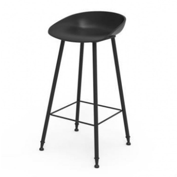 Industrial Style Bar-stool Bucket PP Seat Counter Stool for Kitchen Bar Clearhalo 'Bar Furniture' 'Bar Stools' 'bar_stools' 'furn' 'furn_bar_stools' 'furniture_bar_stools' 'Kitchen & Dining Furniture' 'kitchen&dining_furn' 'kitchen' 'kitchen_furn' Furniture' 4644634