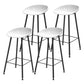 Industrial Style Bar-stool Bucket PP Seat Counter Stool for Kitchen Bar White 4 Piece Set Clearhalo 'Bar Furniture' 'Bar Stools' 'bar_stools' 'furn' 'furn_bar_stools' 'furniture_bar_stools' 'Kitchen & Dining Furniture' 'kitchen&dining_furn' 'kitchen' 'kitchen_furn' Furniture' 4644641