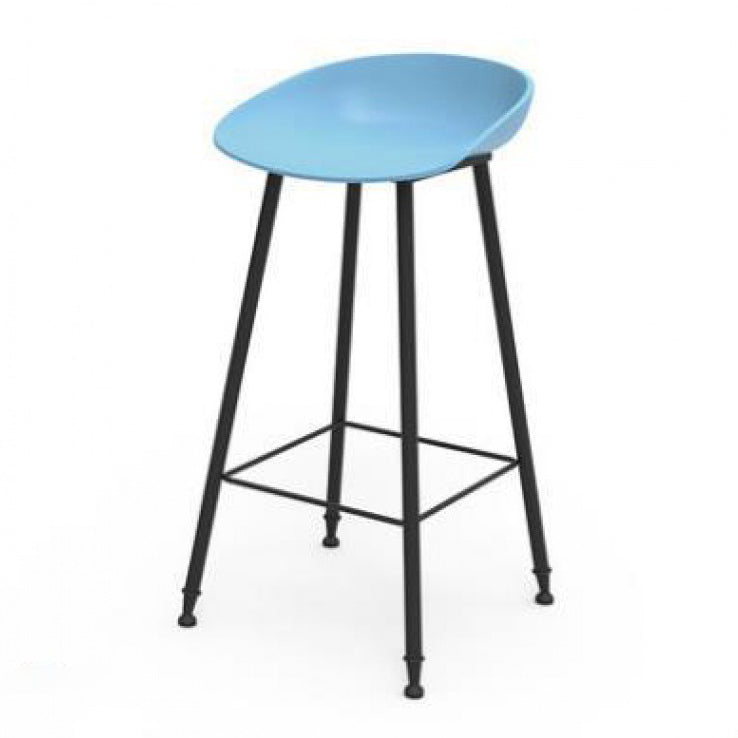 Industrial Style Bar-stool Bucket PP Seat Counter Stool for Kitchen Bar Blue 1 Piece Clearhalo 'Bar Furniture' 'Bar Stools' 'bar_stools' 'furn' 'furn_bar_stools' 'furniture_bar_stools' 'Kitchen & Dining Furniture' 'kitchen&dining_furn' 'kitchen' 'kitchen_furn' Furniture' 4644648