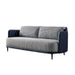 Modern Cotton Square Arm Sofa 29.9 "W with Bolster Pillows for Living Room Clearhalo 'furn' 'furn_sofas' 'Furniture' 'furniture_sofas' 'kitchen' 'kitchen_sofas' 'Living Room Furniture' 'Sofa' 'sofas' 4647729