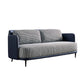 Modern Cotton Square Arm Sofa 29.9 "W with Bolster Pillows for Living Room Blue Clearhalo 'furn' 'furn_sofas' 'Furniture' 'furniture_sofas' 'kitchen' 'kitchen_sofas' 'Living Room Furniture' 'Sofa' 'sofas' 4647733