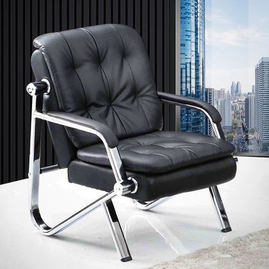 Stainless Steel Classic Industrial Tufted Split-Back Sofa 35.43"High Tuxedo Arm Sofa 29.5"L x 27.5"W x 35.5"H Black