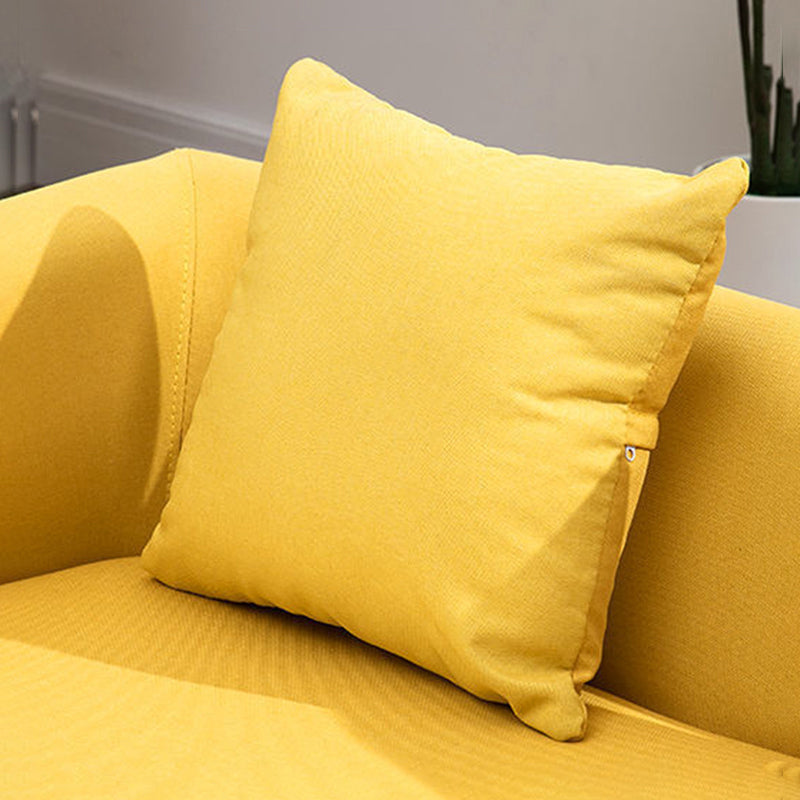 Sofa with 3 Pillows 3 Seater Hair Pin Legs Seating for Bonus Room Clearhalo 'furn' 'furn_sofas' 'Furniture' 'furniture_sofas' 'kitchen' 'kitchen_sofas' 'Living Room Furniture' 'Sofa' 'sofas' 4647784